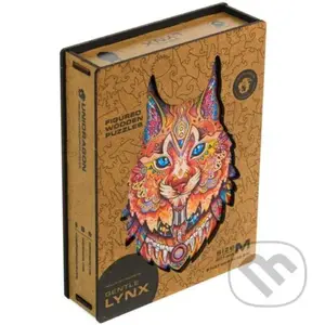 Rys, velikost M (22x33cm) (UNIDRAGON dřevěné puzzle)