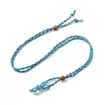 Braided Wax Rope Cord Macrame Pouch Necklace Making