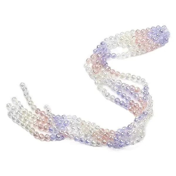 Electroplate Glass Beads Strands