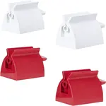 4Pcs 4 Style Plastic Toothpaste Squeezer