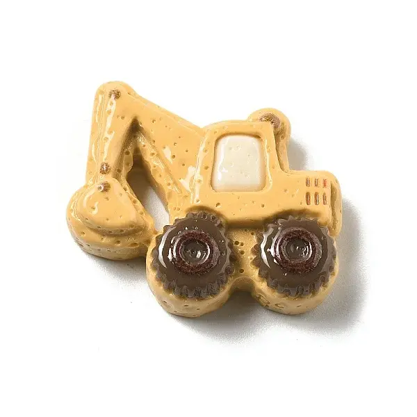 Vehicle Theme Opaque Resin Cabochons