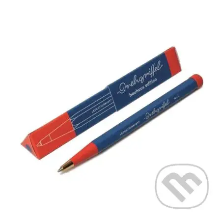 Drehgriffel Nr. 1 Royal Blue/Red Bauhaus Edition Ballpoint pen (Royal Blue ink)