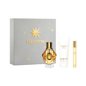 Rabanne Million Gold For Her dárková sada (parfémová voda 50 ml + tělové mléko + cestovní balení vůně)