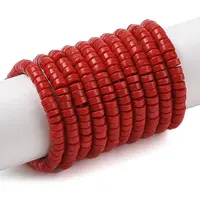 Dyed Synthetic Coral Beads Strands