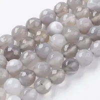 Natural Striped Agate/Banded Agate Beads Strands