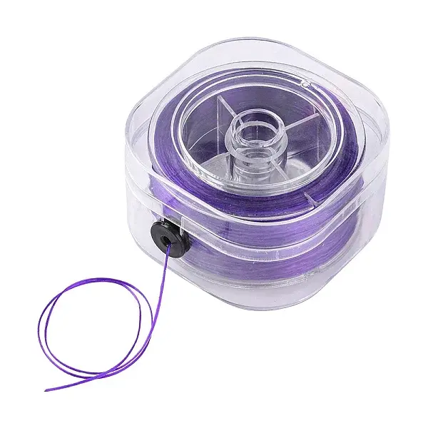 Flat Elastic Crystal String