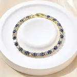 Brass Enamel Link & Charm Bracelets