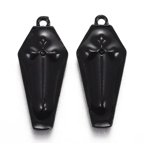 Halloween Theme Alloy Enamel Pendants