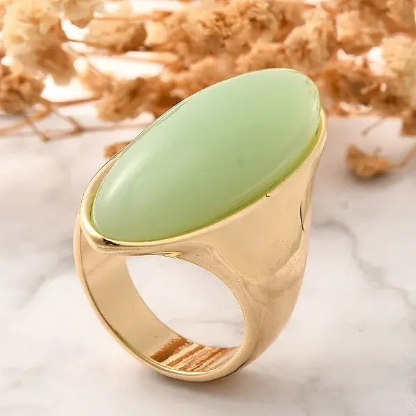Resin Horse Eye Finger Rings