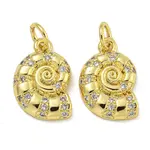 Rack Plating Brass Micro Pave Cubic Zirconia Pendants