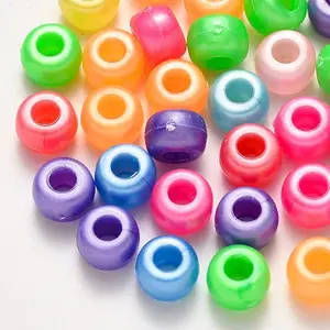 Plastic Pearlized Beads