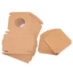 Square Kraft Paper Jewelry Storage Boxes