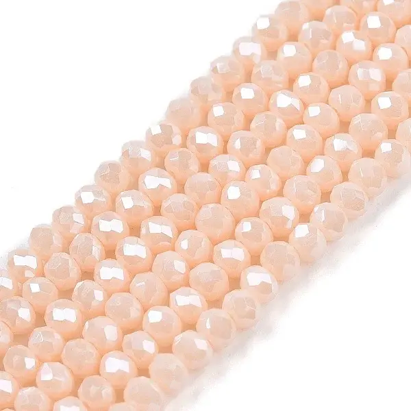 Electroplate Glass Beads Strands