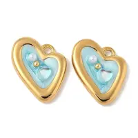 304 Stainless Steel Enamel Pendants