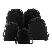5 Style Rectangle Velvet Pouches