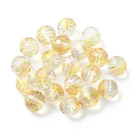 AB Color Plated Glass Beads