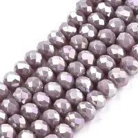 Electroplate Glass Beads Strands