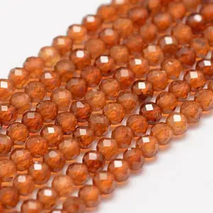 Natural Garnet Beads Strands