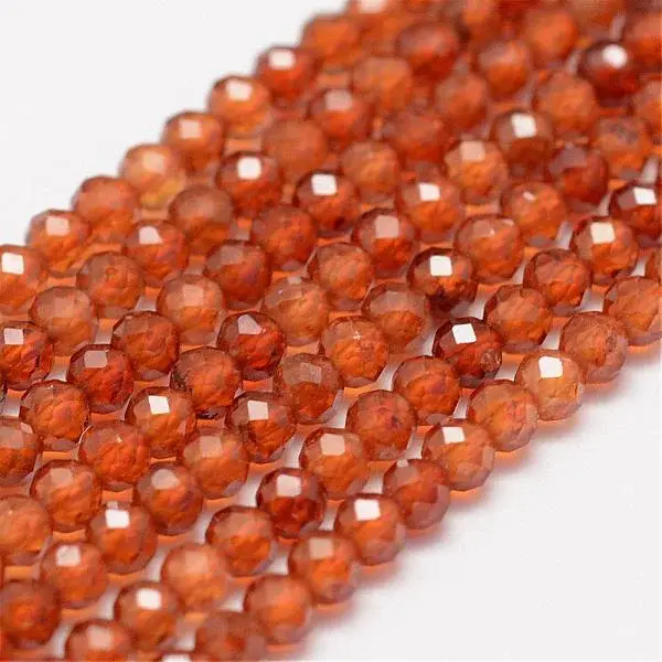 Natural Garnet Beads Strands