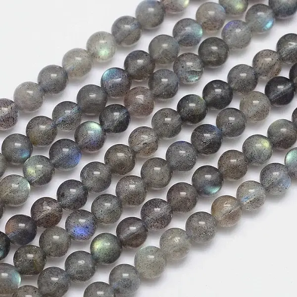 Natural Labradorite Round Bead Strands