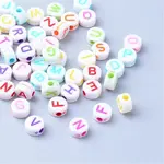 Craft Acrylic Horizontal Hole Letter Beads