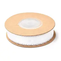 Polyester Ribbon with Flower Edge Trimming