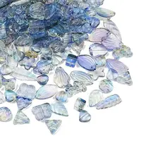 Gradient Color Transparent Glass Beads