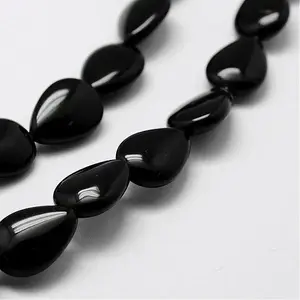 Natural Black Onyx Beads Strands