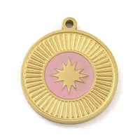 316 Surgical Stainless Steel Enamel Pendants