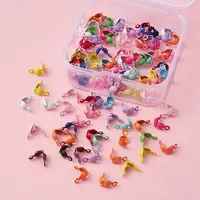 100Pcs Spray Painted Iron Bead Tips
