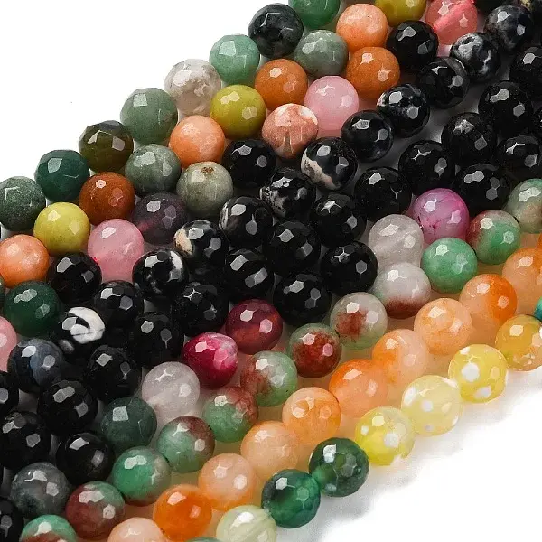 Natural Agate Beads Strands