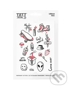 TATTonMe Vodeodolné dočasné tetovačky V meste mix