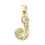 Brass Micro Pave Cubic Zirconia Pendants