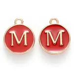Golden Plated Alloy Enamel Charms