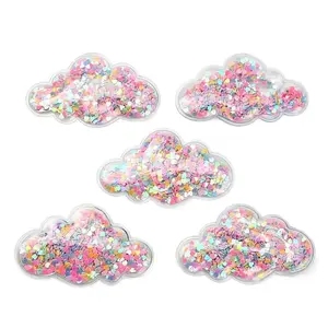 Quicksand Sequin Plastic Cabochons