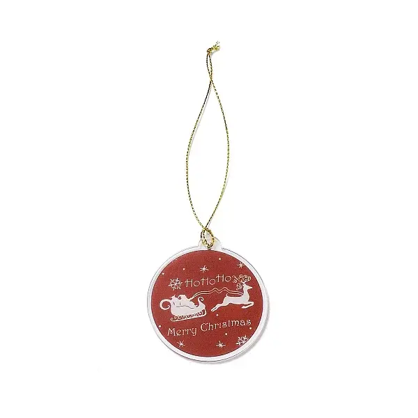 Christmas Theme Acrylic Pendant Decoration
