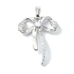 Rack Plating Brass Pave Cubic Zirconia Pendants
