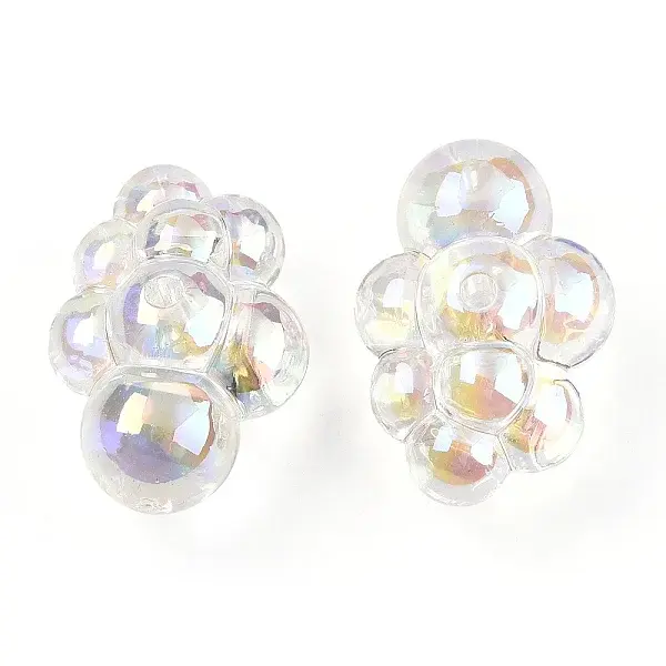 UV Plating Transparent Acrylic Beads