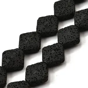 Dyed Natural Lava Rock Beads Strands
