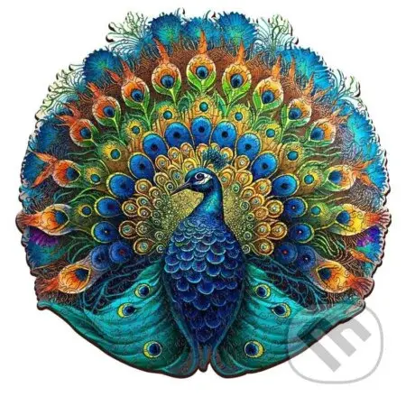 Páv (Dřevěné puzzle) - puzzle z kategorie 500 - 1000 dílků