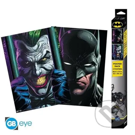 DC Comics Set Plagátov: Batman & Joker 2 ks