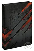 Desky na školní sešity Baagl Jumbo Láva (A4)