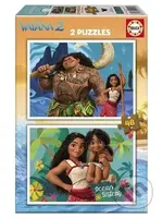 Vaiana 2 (2x48 dílků) - puzzle z kategorie 15 - 60 dílků