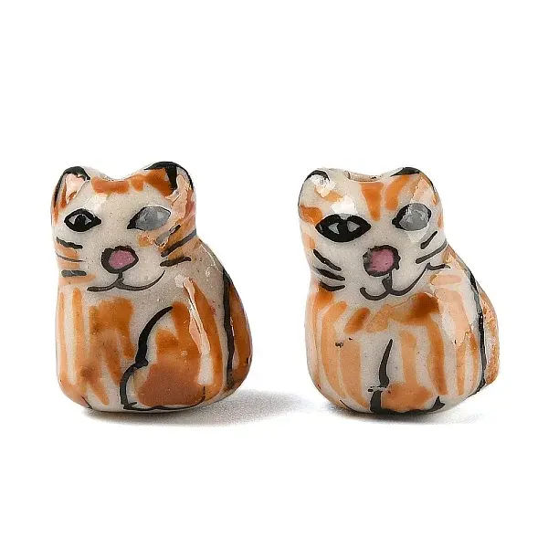 Hand-Painted Porcelain Beads