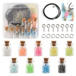 DIY Wishing Bottle Pendant Necklace Making Kit
