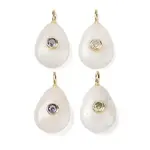 Natural White Moonstone Pendants