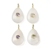 Natural White Moonstone Pendants