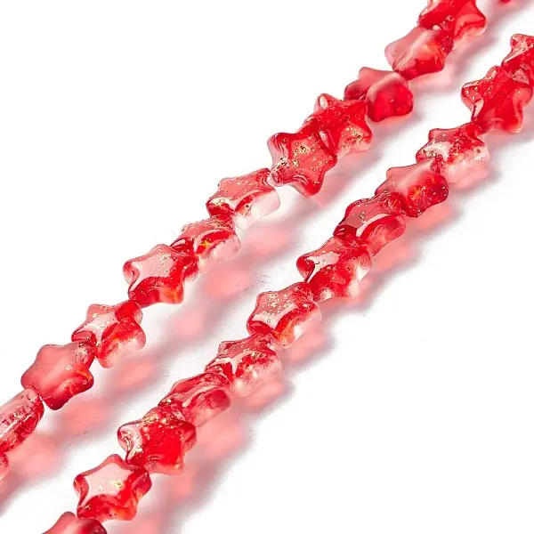 Transparent Glass Beads Strand