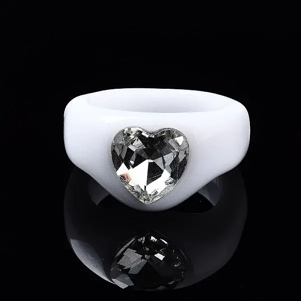 Opaque Acrylic Finger Rings