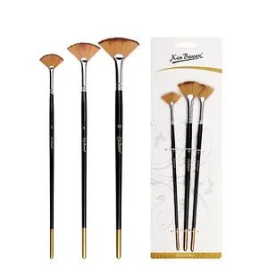 Paint Wood Fan Brushes